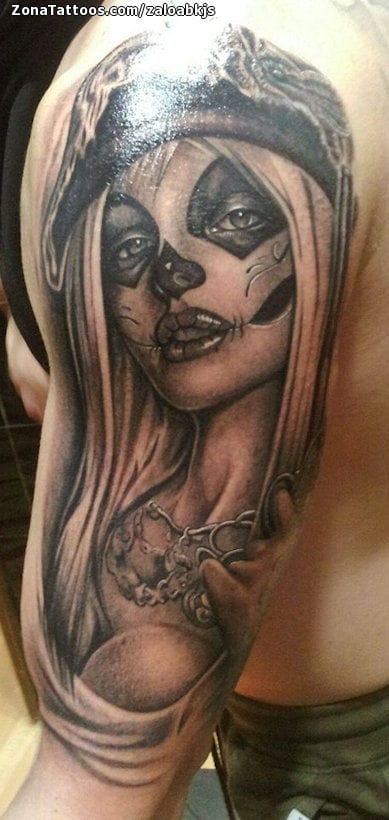 Foto de tatuaje Catrinas