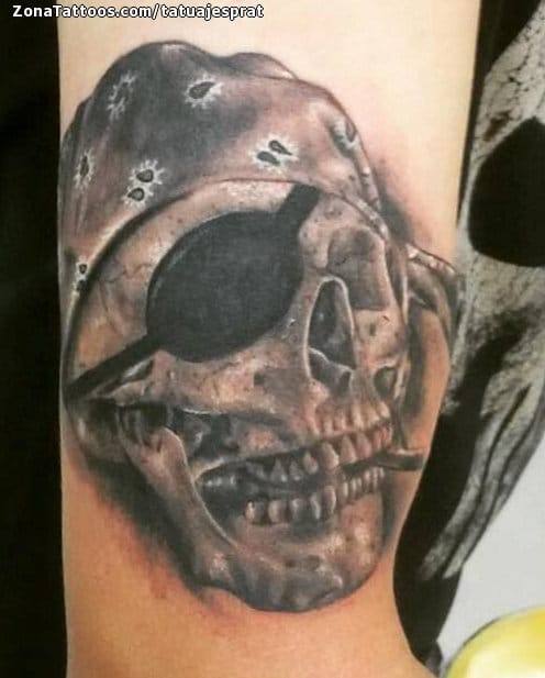 Foto de tatuaje Piratas, Calaveras