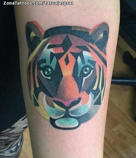 Foto de tatuaje Tigres, Animales