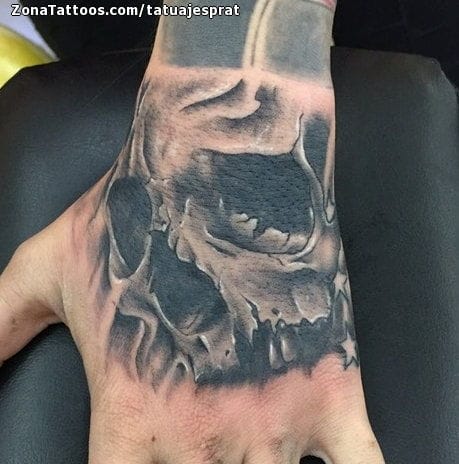 Tattoo photo Skulls, Hand, Gothic