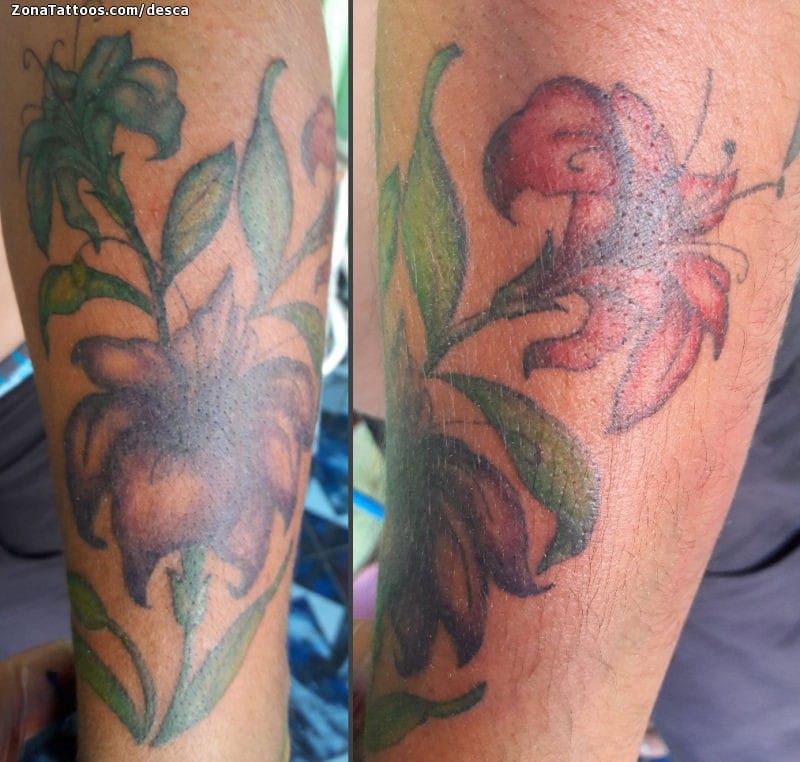 Foto de tatuaje Flores, Plantas