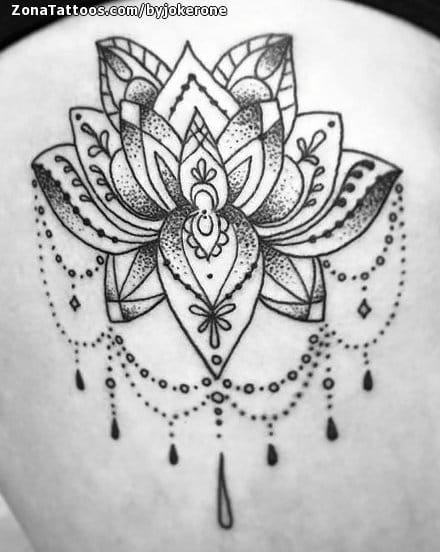 Tattoo photo Mandalas, Pointillism