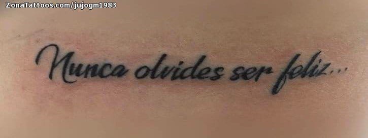 Tattoo photo Messages, Letters