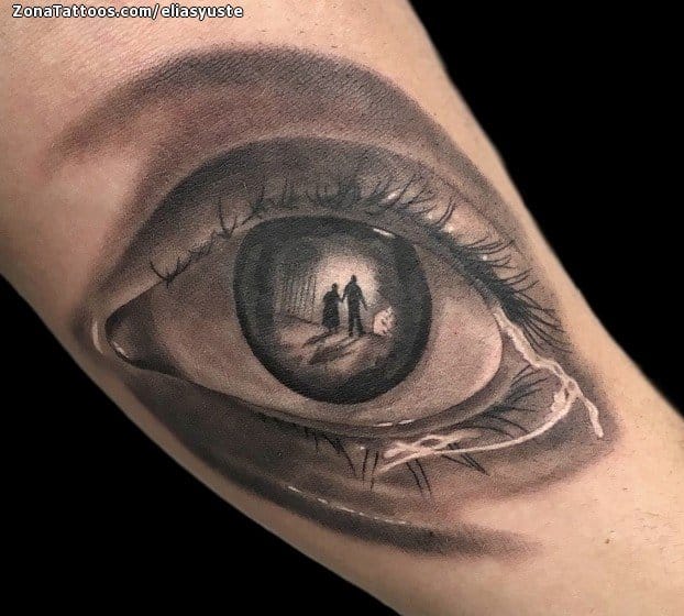 Tattoo of Eyes, Silhouettes