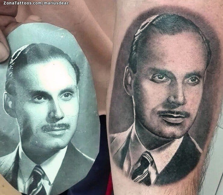 Foto de tatuaje Retratos, Rostros, Personas