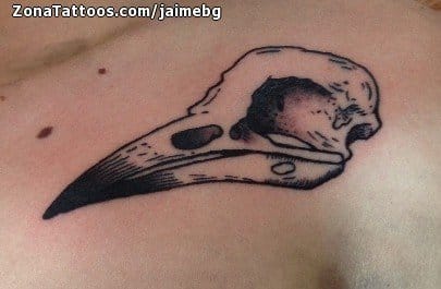 Foto de tatuaje Esqueletos, Animales