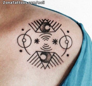 Tattoo photo Symbols, Shoulder