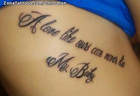 Tattoo photo Letters, Messages