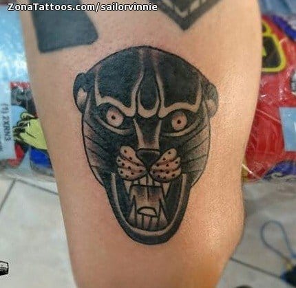 Tattoo photo Panthers, Animals