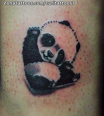 Foto de tatuaje Osos Panda, Animales