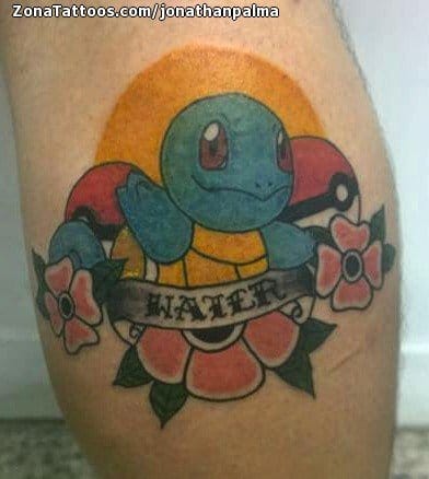 Foto de tatuaje Pokémon, Series de TV, Videojuegos