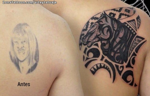 Foto de tatuaje Cover Up, Caballos, Animales