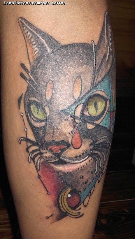 Foto de tatuaje Gatos, Animales