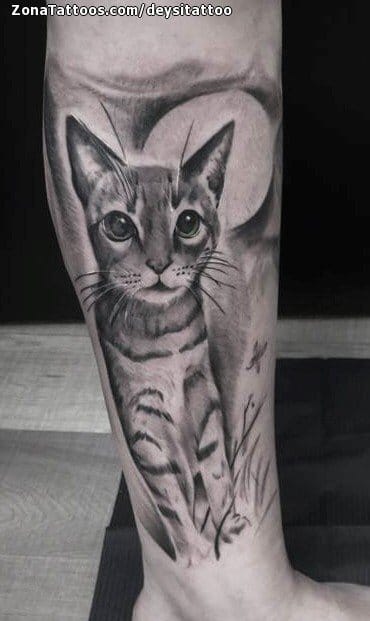 Foto de tatuaje Gatos, Animales