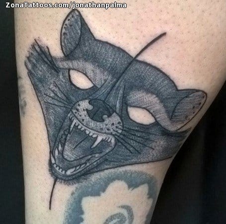 Tatuaje de Mapaches, Animales