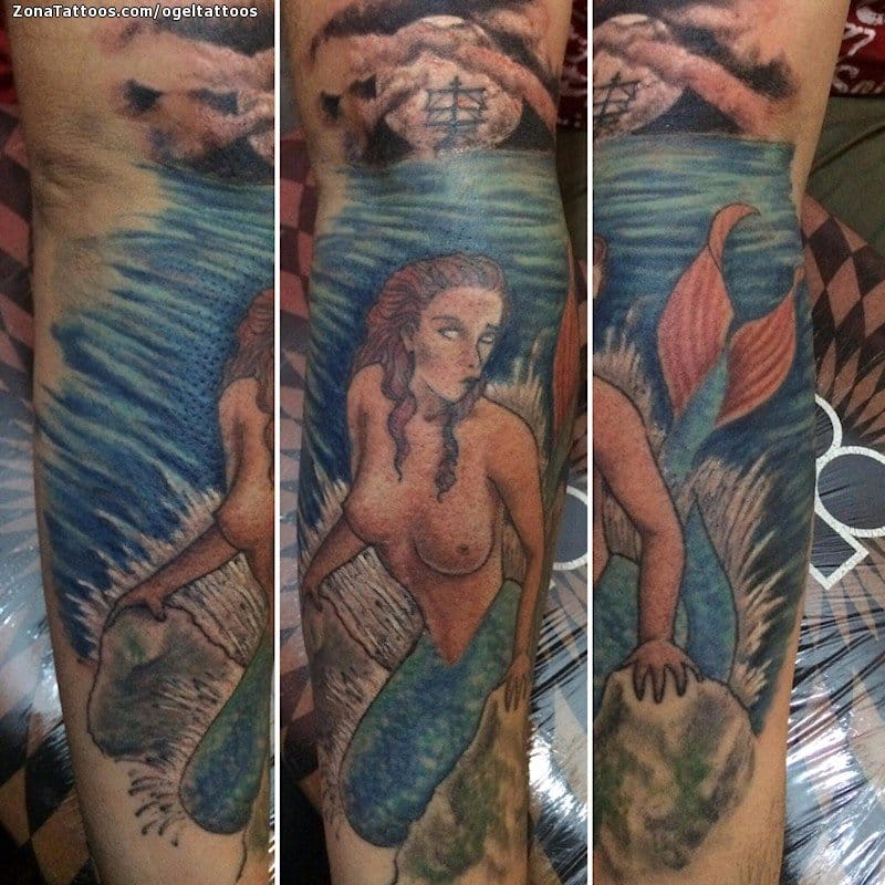 Foto de tatuaje Sirenas, Fantasía