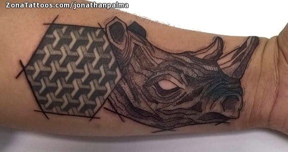 Tattoo photo Rhinoceros, Animals, Wrist