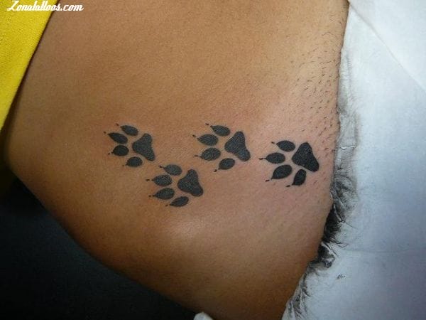 Foto de tatuaje Huellas