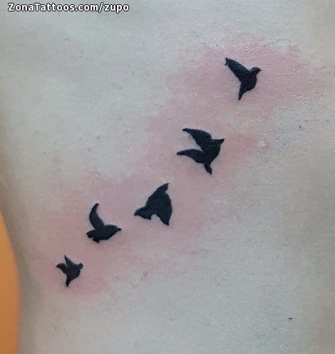 Foto de tatuaje Aves, Animales