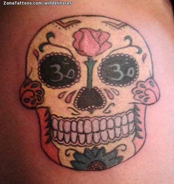 Foto de tatuaje Sugar Skull