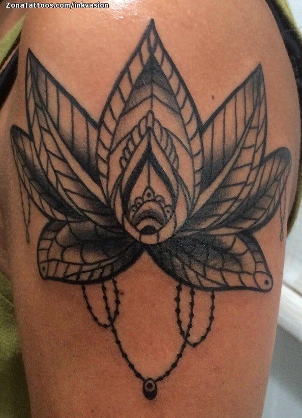 Tattoo photo Lotus, Mandalas