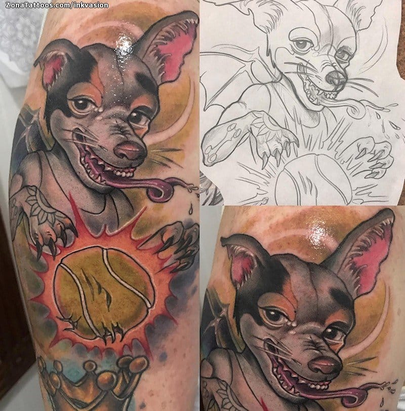 Foto de tatuaje Perros, Animales