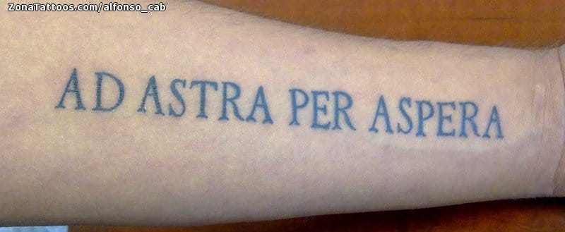 Foto de tatuaje Frases, Letras, Antebrazo