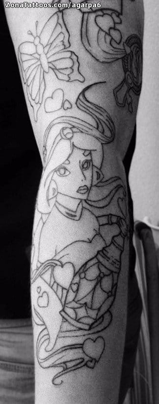 Tattoo photo Disney, Arm