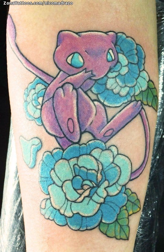 Foto de tatuaje Pokémon, Videojuegos, Manga