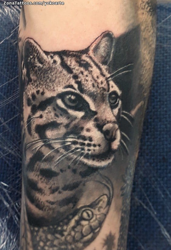 Tattoo photo Leopards, Animals