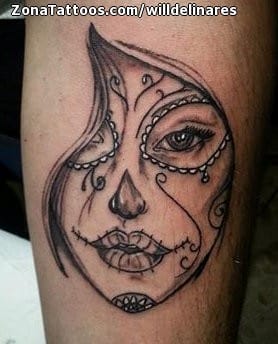 Foto de tatuaje Catrinas