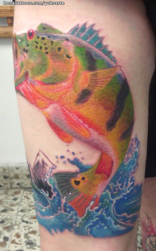 Foto de tatuaje Pesca, Peces, Animales