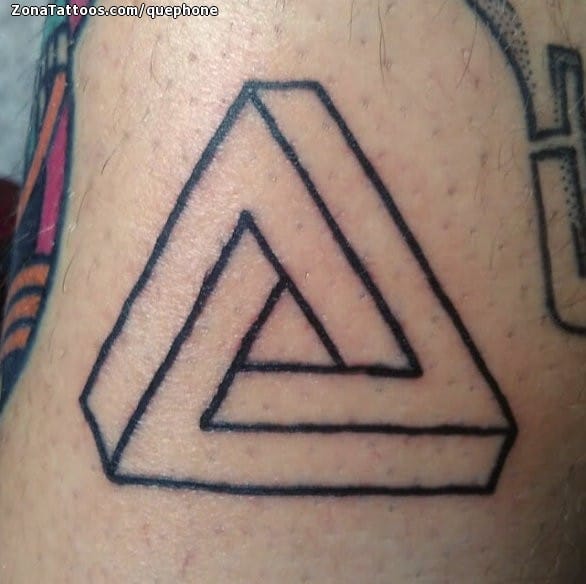 Tattoo photo Penrose Triangles, Geometrics