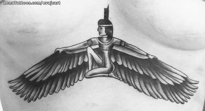 Tattoo photo Egyptian, Chest