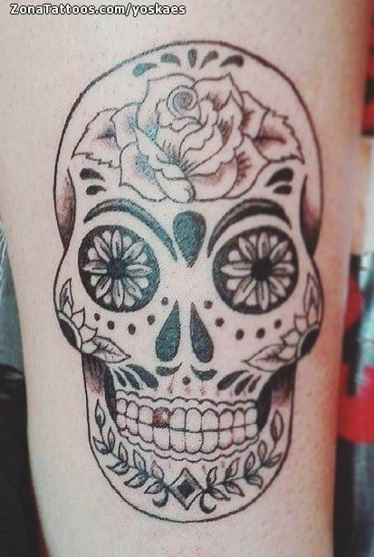 Foto de tatuaje Sugar Skull