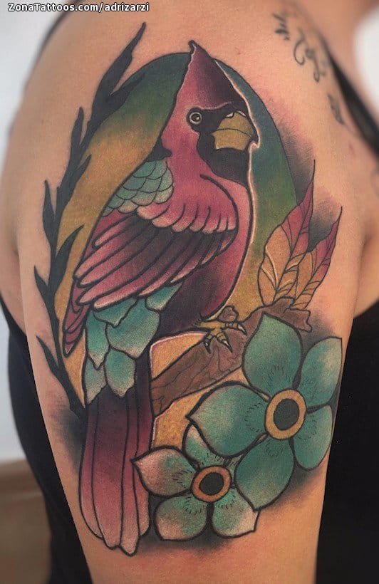 Tattoo photo Birds, Animals, Shoulder