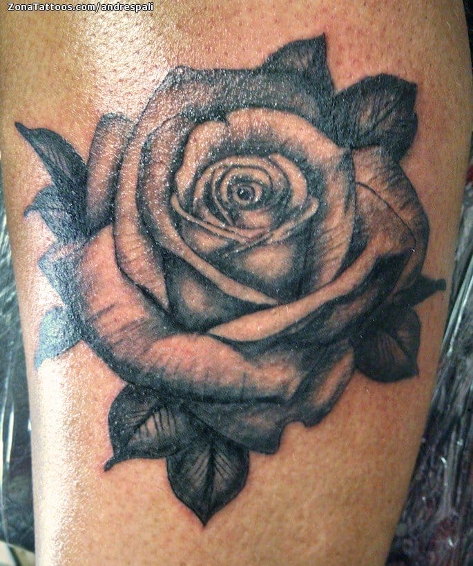 Tattoo photo Roses, Flowers