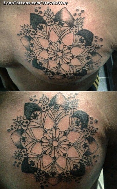 Tattoo photo Mandalas, Chest