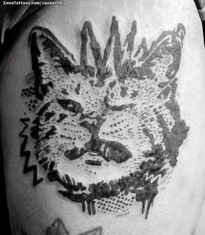 Foto de tatuaje Gatos, Animales