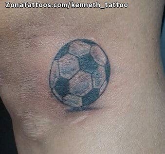 Foto de tatuaje Balones, Fútbol, Deportes