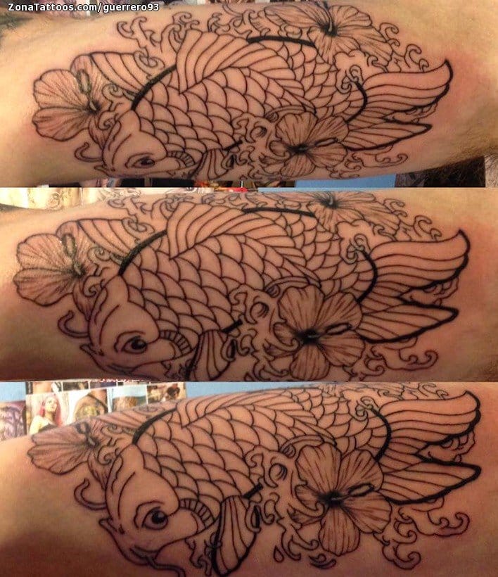 Tattoo photo Koi, Fish, Animals