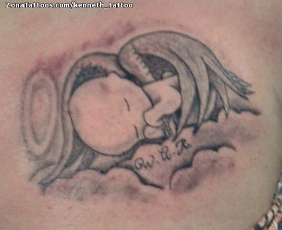 Foto de tatuaje Angelitos