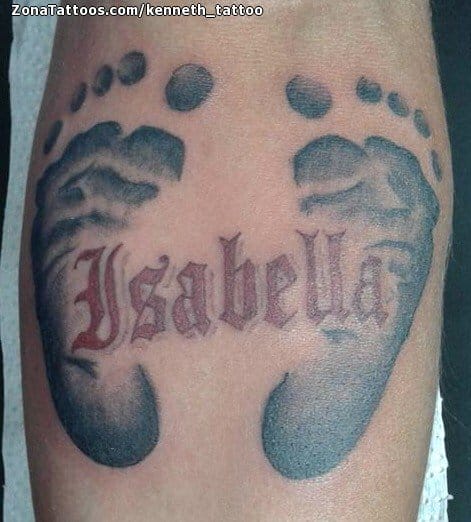 Tattoo photo Footprints