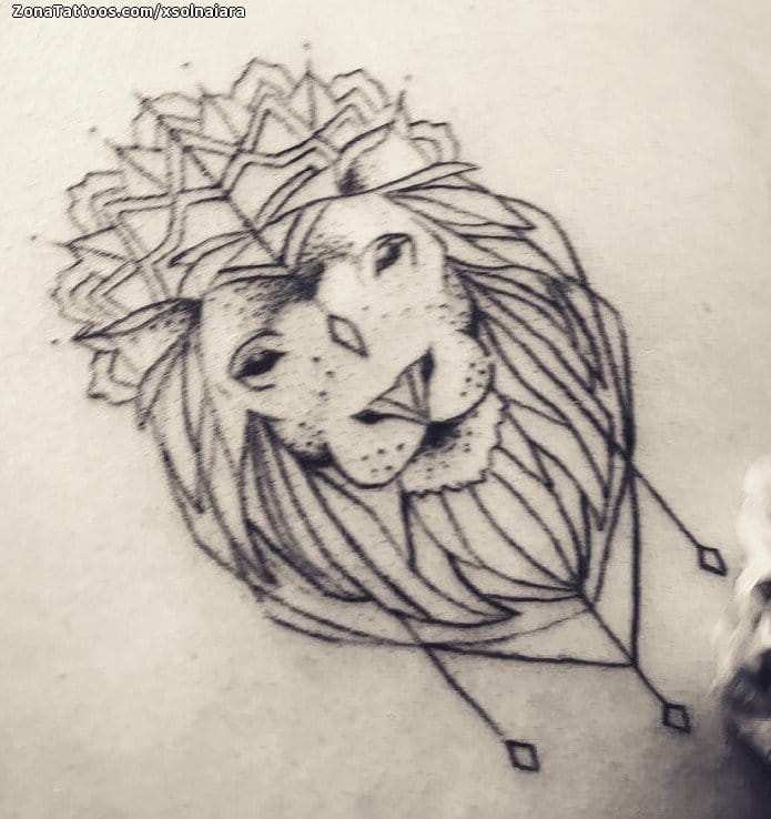 Tattoo photo Lions, Animals