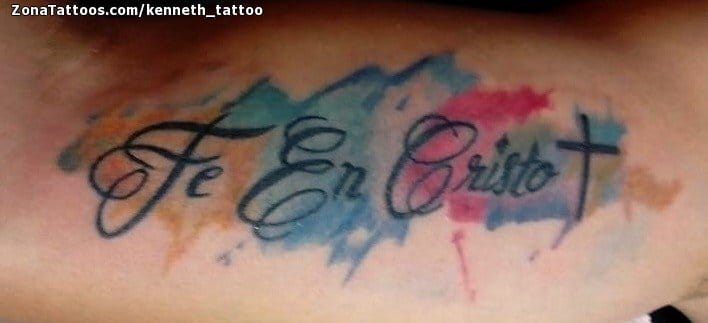 Foto de tatuaje Acuarela, Frases, Letras