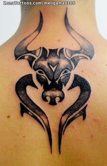 Foto de tatuaje Toros, Animales, Tribales