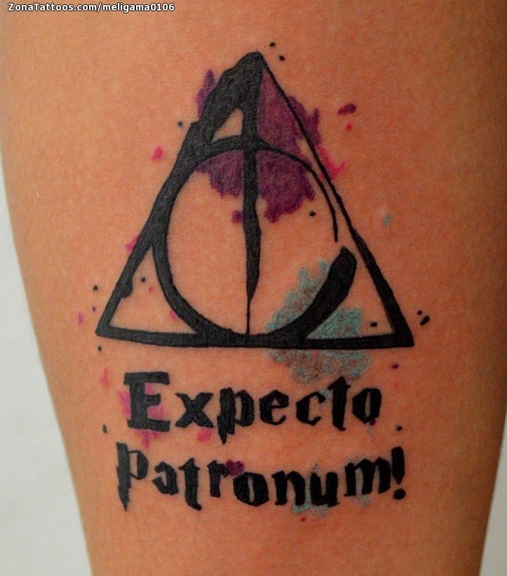 Foto de tatuaje Harry Potter, Cine, Literatura