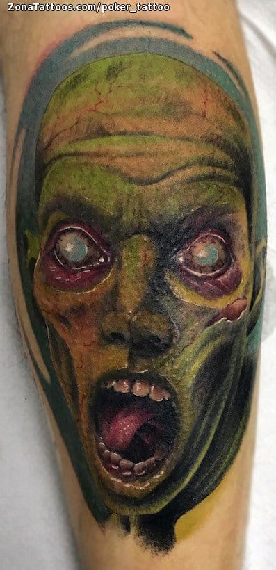 Foto de tatuaje Zombis, Terror