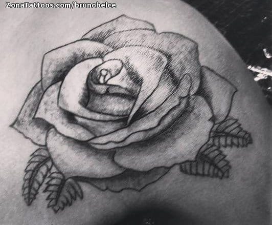 Tattoo photo Roses, Flowers