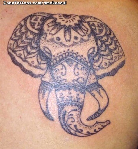 Tattoo photo Elephants, Animals